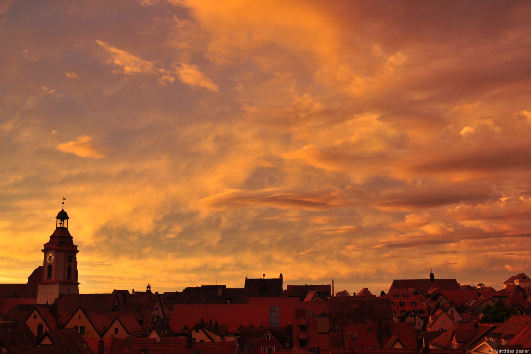 Ein goldener Abend über Weißenburg